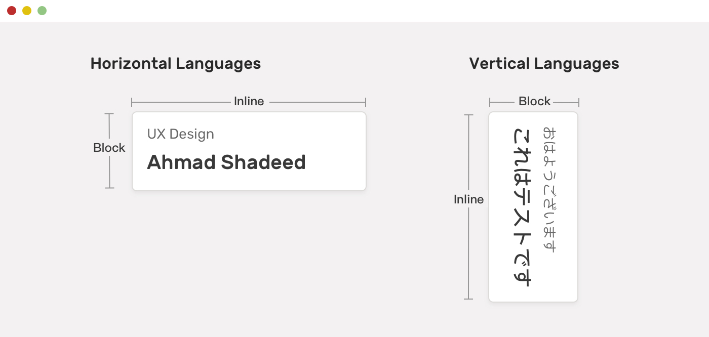 CSS Logical Properties desteği